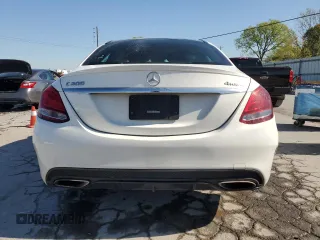 2017 Mercedes-Benz C 300 with VIN WDDWF4KB8HR214942, listed as a Copart auction lot 53439155 with 112,240 mi miles and Salvage Title. Bid and sale history available at carsss.com. Image 6.