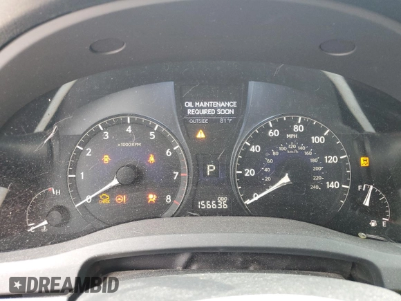 2010 Lexus RX 350 with VIN 2T2BK1BAXAC039499, listed as a Copart auction lot 60823805 with 156,636 mi miles and Salvage title. Bid and sale history available at DreamBid. Image 9.