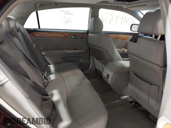 2006 Toyota Avalon XL with VIN 4T1BK36B56U166654, listed as a IAAI auction lot 41419852 with 276,216 mi miles. Bid and sale history available at carsss.com. Image 8.