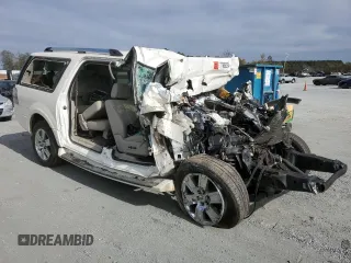 2008 Ford Expedition EL Limited with VIN 1FMFK19578LA02357, listed as a Copart auction lot 77686254 with 0 mi miles and Salvage Title. Bid and sale history available at carsss.com. Image 4.