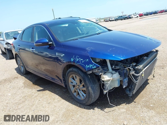 2019 Kia Optima LX z VIN 5XXGT4L38KG341070, wystawiony jako IAAI lot #42348351 z przebiegiem 112 143 mil mil oraz . Historia ofert i sprzedaży dostępna na DreamBid. Obrazek 1.