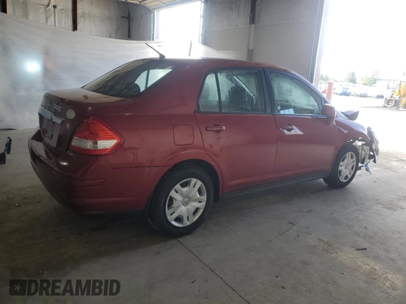 2011 Nissan Versa S with VIN 3N1BC1AP7BL468978, listed as a Copart auction lot 51956355 with 131,307 mi miles and Salvage title. Bid and sale history available at DreamBid. Image 3.