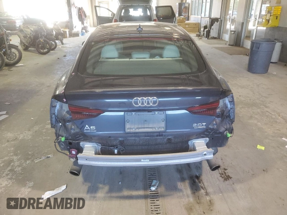 2018 Audi A5 Sportback Premium Plus with VIN WAUBNCF54JA112002, listed as a Copart auction lot 42905344 with 63,822 mi miles. Bid and sale history available at carsss.com. Image 6.