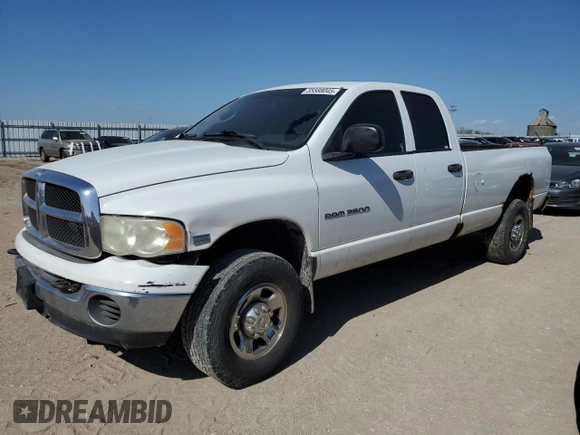2004 Dodge 2500 SLT with VIN 1D7KU28D64J239977, listed as a Copart auction lot 55588045 with Not Provided miles and Clean Title. Bid and sale history available at DreamBid. Image 1.