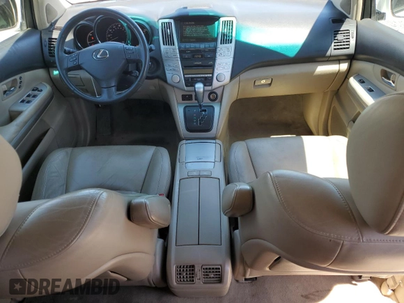 2006 Lexus RX 400h with VIN JTJHW31U960022993, listed as a Copart auction lot 54889095 with 176,966 mi miles and Salvage title. Bid and sale history available at DreamBid. Image 8.