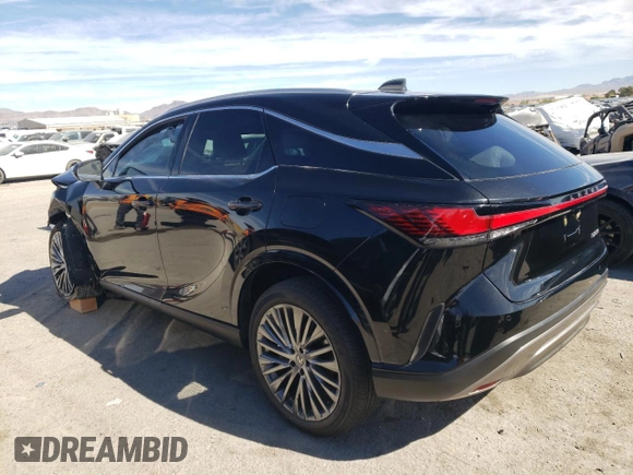 2023 Lexus RX with VIN 2T2BAMBA1PC008994, listed as a Copart auction lot 72035273 with 9,513 mi miles. Bid and sale history available at carsss.com. Image 2.