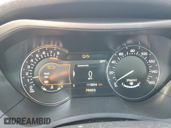 2018 Lincoln MKZ Reserve with VIN 3LN6L5E97JR622565, listed as a Copart auction lot 45891305 with 111,982 mi miles and Salvage Title. Bid and sale history available at DreamBid. Image 9.
