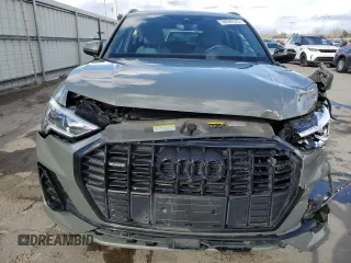 2022 Audi Q3 S line Premium Plus with VIN WA1EECF3XN1045971, listed as a Copart auction lot 50026375 with 28,412 mi miles and Salvage Title. Bid and sale history available at carsss.com. Image 5.