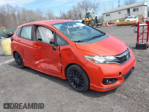 2018 Honda Fit Sport with VIN 3HGGK5G69JM725094, listed as a IAAI auction lot 41833358 with 80,293 mi miles and . Bid and sale history available at DreamBid. Image 1.