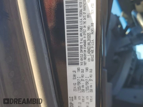 2010 Jeep Wrangler Rubicon with VIN 1J4BA6D10AL203265, listed as a Copart auction lot 79570754 with 114,840 mi miles and Salvage title. Bid and sale history available at DreamBid. Image 12.