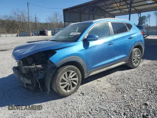 2018 Hyundai Tucson SEL with VIN KM8J3CA43JU739724, listed as a Copart auction lot 46952525 with 113,688 mi miles and Salvage title. Bid and sale history available at DreamBid. Image 1.