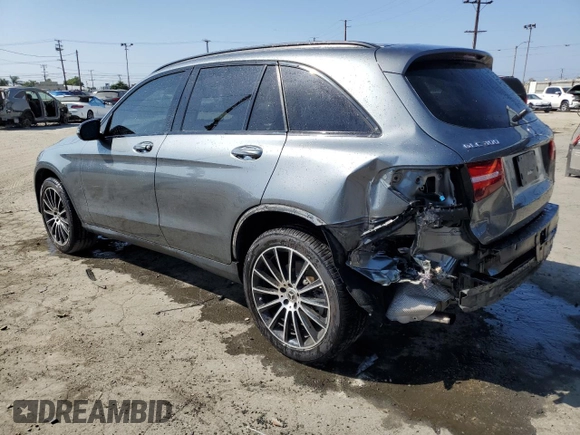 2019 Mercedes-Benz GLC 300 with VIN WDC0G4KB4KV195778, listed as a Copart auction lot 61742345 with 134,181 mi miles and Salvage title. Bid and sale history available at DreamBid. Image 2.