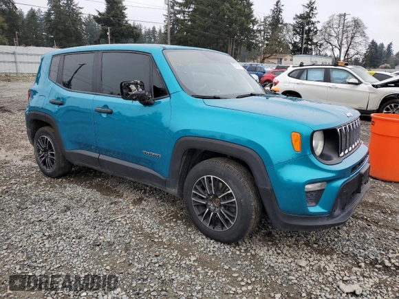 2020 Jeep Renegade Sport with VIN ZACNJAAB1LPM01724, listed as a Copart auction lot 50780035 with 102,140 mi miles and Clean Title. Bid and sale history available at carsss.com. Image 4.