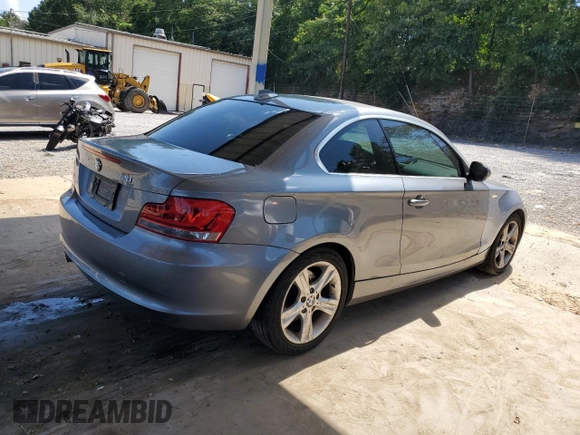 2012 BMW 1 Series 128i with VIN WBAUP9C52CVL91679, listed as a Copart auction lot 64944575 with 118,640 mi miles and Clean title. Bid and sale history available at DreamBid. Image 3.