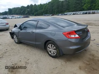 2012 Honda Civic Cpe LX with VIN 2HGFG3B56CH509026, listed as a Copart auction lot 52236744 with 178,795 mi miles and Salvage Title. Bid and sale history available at carsss.com. Image 2.