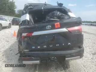 2024 Toyota Sequoia SR5 with VIN 7SVAAABAXRX034096, listed as a Copart auction lot 67453684 with 0 mi miles and Salvage Title. Bid and sale history available at carsss.com. Image 6.