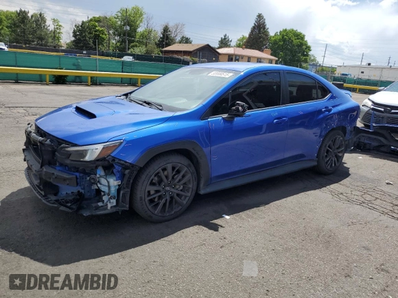 2022 Subaru WRX Premium with VIN JF1VBAH60N8014994, listed as a Copart auction lot 58999515 with 24,375 mi miles and Salvage title. Bid and sale history available at DreamBid. Image 1.