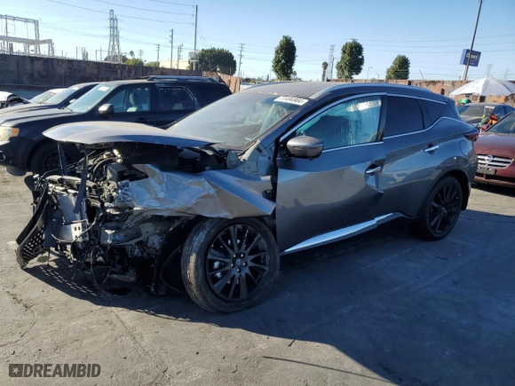 2023 Nissan Murano Platinum with VIN 5N1AZ2DJ5PC136444, listed as a Copart auction lot 77494904 with 12,391 mi miles and Salvage Title. Bid and sale history available at carsss.com. Image 1.