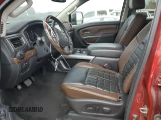 2016 Nissan Titan Platinum Reserve with VIN 1N6BA1F40GN515712, listed as a Copart auction lot 56931745 with 71,096 mi miles and Non repairable. Bid and sale history available at DreamBid. Image 7.