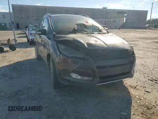 2014 Ford Escape Titanium with VIN 1FMCU0JX0EUD43299, listed as a Copart auction lot 49587535 with 0 mi miles and Salvage Title. Bid and sale history available at carsss.com. Image 12.