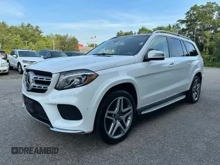 2018 Mercedes-Benz GLS 550 with VIN 4JGDF7DE4JA999468, listed as a Copart auction lot 62771725 with 164,613 mi miles and Clean title. Bid and sale history available at DreamBid. Image 2.