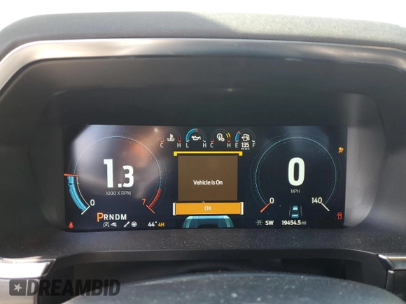 2023 Ford F-150 Raptor with VIN 1FTFW1RG0PFD16861, listed as a Copart auction lot 45338035 with 19,454 mi miles and Salvage Title. Bid and sale history available at DreamBid. Image 9.