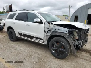 2013 Dodge Durango Citadel with VIN 1C4RDJEG1DC660821, listed as a Copart auction lot 55357784 with 109,977 mi miles and Salvage Title. Bid and sale history available at carsss.com. Image 4.