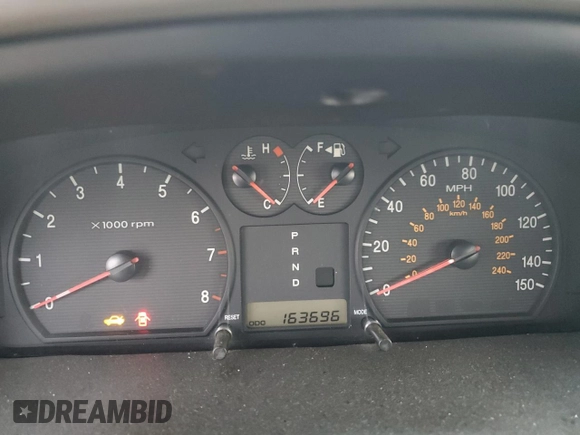 2005 Hyundai Sonata GLS with VIN KMHWF35H75A147292, listed as a Copart auction lot 74487703 with 163,696 mi miles and Salvage Title. Bid and sale history available at carsss.com. Image 9.