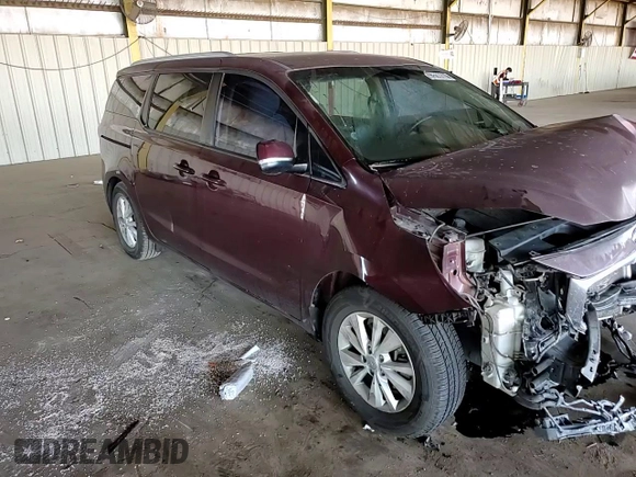 2017 Kia Sedona LX with VIN KNDMB5C14H6229609, listed as a Copart auction lot 54563715 with 110,133 mi miles and Salvage Title. Bid and sale history available at DreamBid. Image 15.