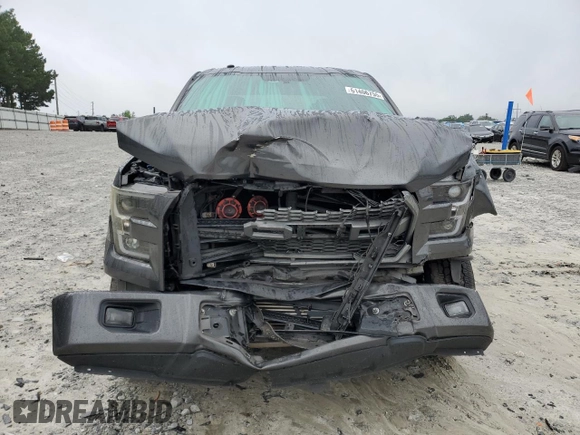 2017 Ford F-150 XL with VIN 1FTEW1CP6HFC55621, listed as a Copart auction lot 61406755 with 168,022 mi miles and Salvage title. Bid and sale history available at DreamBid. Image 5.