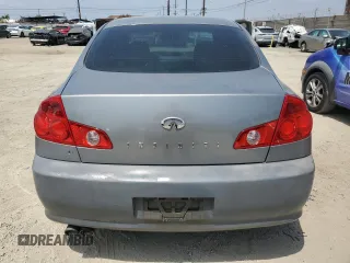 2006 Infiniti G35 with VIN JNKCV51E76M506169, listed as a Copart auction lot 55527525 with 197,516 mi miles and Clean Title. Bid and sale history available at carsss.com. Image 6.