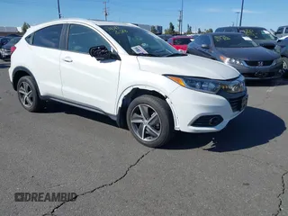 2022 Honda HR-V EX with VIN 3CZRU6H57NM750850, listed as a IAAI auction lot 41510278 with 38,814 mi miles. Bid and sale history available at carsss.com. Image 1.