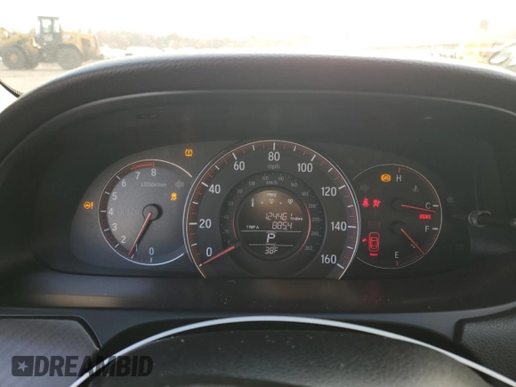 2016 Honda Accord Sport with VIN 1HGCR2F50GA040425, listed as a Copart auction lot 51067815 with 124,461 mi miles and Salvage Title. Bid and sale history available at DreamBid. Image 9.