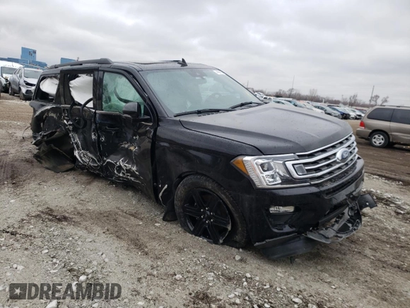 2021 Ford Expedition XLT with VIN 1FMJU1JT2MEA43900, listed as a Copart auction lot 44094513 with 0 mi miles and Salvage Title. Bid and sale history available at carsss.com. Image 4.