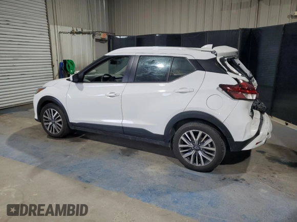2024 Nissan Kicks SV with VIN 3N1CP5CV9RL549499, listed as a Copart auction lot 53754905 with 21,210 mi miles and Salvage Title. Bid and sale history available at carsss.com. Image 2.