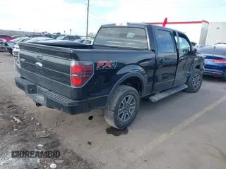 2013 Ford F-150 XL with VIN 1FTFW1ET4DFB66722, listed as a IAAI auction lot 41691976 with 160,634 mi miles. Bid and sale history available at carsss.com. Image 4.