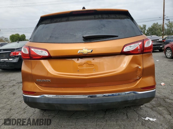 2018 Chevrolet Equinox LS with VIN 2GNAXHEV2J6118716, listed as a Copart auction lot 53516395 with 60,050 mi miles and Salvage Title. Bid and sale history available at DreamBid. Image 6.