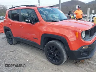 2017 Jeep Renegade Latitude with VIN ZACCJBBBXHPE65153, listed as a IAAI auction lot 41888902 with 97,221 mi miles. Bid and sale history available at carsss.com. Image 1.