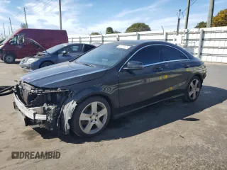 2017 Mercedes-Benz CLA with VIN WDDSJ4EB3HN439057, listed as a Copart auction lot 49775825 with 118,316 mi miles and Salvage Title. Bid and sale history available at carsss.com. Image 1.