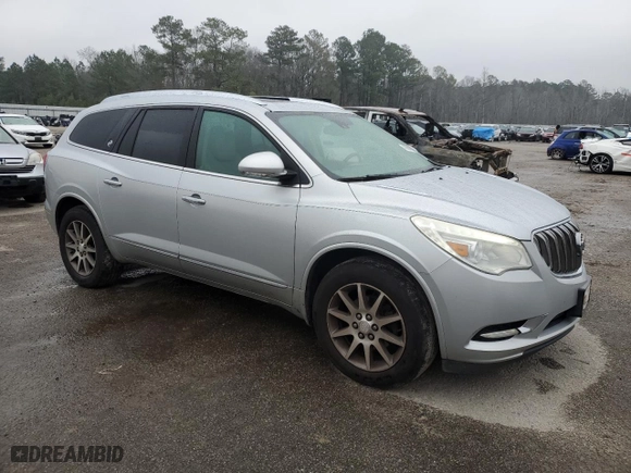 2014 Buick Enclave Leather with VIN 5GAKVBKD8EJ363171, listed as a Copart auction lot 43580985 with 249,600 mi miles and Salvage Title. Bid and sale history available at carsss.com. Image 4.