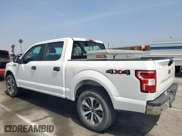 2019 Ford F-150 XL with VIN 1FTEW1E49KFB03911, listed as a Copart auction lot 60873085 with 143,134 mi miles and Clean title. Bid and sale history available at DreamBid. Image 2.