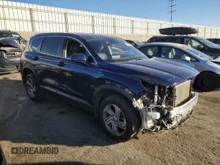 2021 Hyundai Santa Fe SE with VIN 5NMS1DAJ0MH333941, listed as a Copart auction lot 46282625 with 63,610 mi miles and Salvage Title. Bid and sale history available at carsss.com. Image 4.