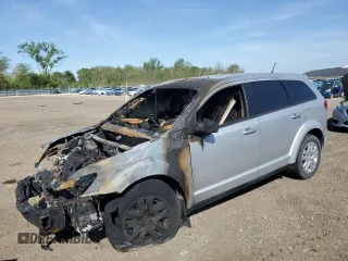 2014 Dodge Journey American Value with VIN 3C4PDCAB4ET150790, listed as a Copart auction lot 56643415 with Not provided miles and Salvage title. Bid and sale history available at DreamBid. Image 1.