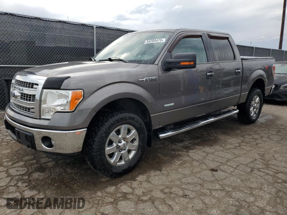 2014 Ford F-150 XL with VIN 1FTFW1ET2EFA73912, listed as a Copart auction lot 54205475 with 162,674 mi miles and Clean Title. Bid and sale history available at carsss.com. Image 1.
