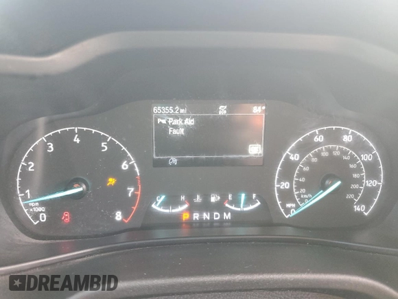 2023 Ford Transit Connect XL with VIN NM0LS7S24P1552066, listed as a Copart auction lot 60618175 with 65,355 mi miles and Non repairable. Bid and sale history available at DreamBid. Image 9.