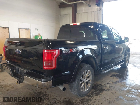 2016 Ford F-150 XLT with VIN 1FTEW1EP1GKE58001, listed as a IAAI auction lot 41895678 with 119,397 mi miles. Bid and sale history available at carsss.com. Image 4.