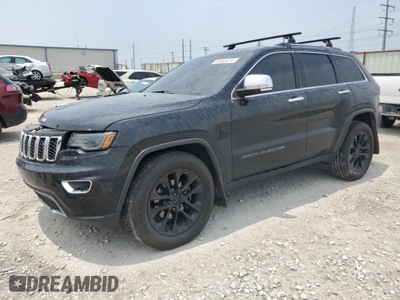 2017 Jeep Grand Cherokee Limited with VIN 1C4RJFBT4HC678985, listed as a Copart auction lot 55685014 with 122,188 mi miles and Salvage title. Bid and sale history available at DreamBid. Image 1.