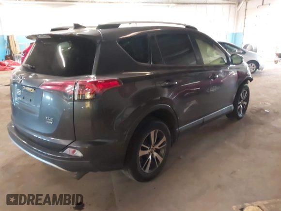 2018 Toyota RAV4 XLE with VIN JTMRFREV8JJ208377, listed as a IAAI auction lot 41629369 with 160,870 mi miles. Bid and sale history available at carsss.com. Image 4.