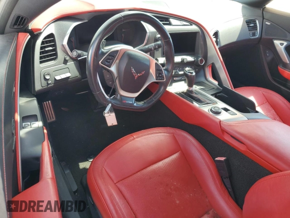 2016 Chevrolet Corvette Z06 2LZ z VIN 1G1YS2D67G5607168, wystawiony jako Copart lot #58703405 z przebiegiem Nie podano mil oraz Szkoda całkowita • Salvage title. Historia ofert i sprzedaży dostępna na DreamBid. Obrazek 8.