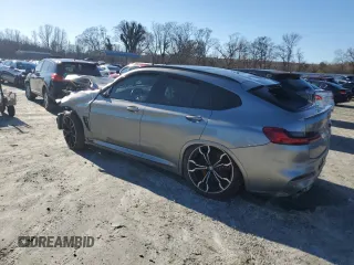 2021 BMW X4 M z VIN 5YMUJ0C03M9F33448, wystawiony jako Copart lot #87181194 z przebiegiem Nie podano mil oraz Tytuł czysty. Historia ofert i sprzedaży dostępna na DreamBid. Obrazek 2.
